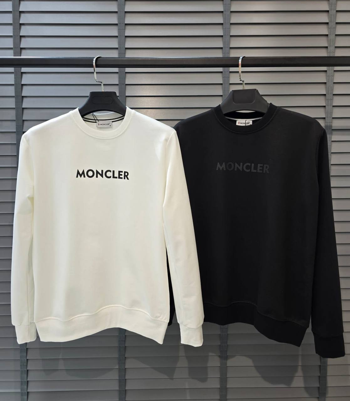 Moncler Yeni Bisiklet Yaka Erkek Sweatshirt